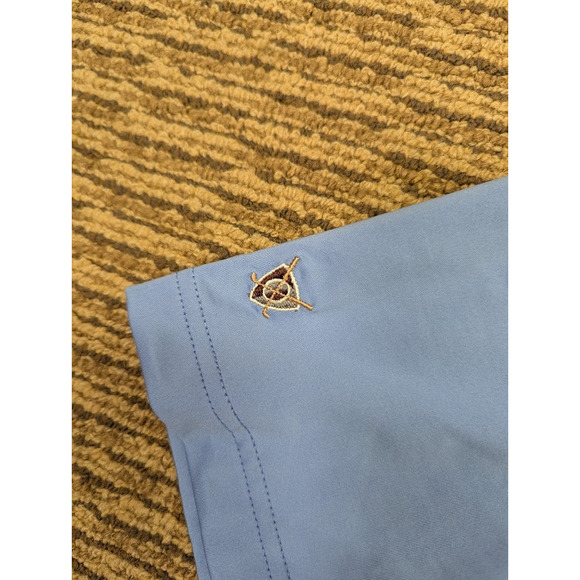 Oxford Twin Eagles Golf Super Dry 2XL Coolmax Polo Shirt Blue Spandex Size XXL - Picture 7 of 10